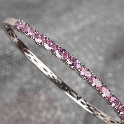 Pink sapphire deals bangle