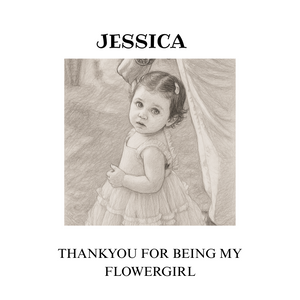 personalised drawing from photo - flowergirl's ceramic Money Box