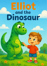 Personalized Dinosaur Adventure Book & Money Box Gift Set for Kids – Featuring Your Child’s Name!