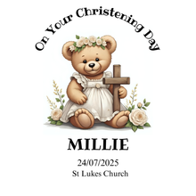 Personalised Christening Money Box for baby Girl – Custom Keepsake
