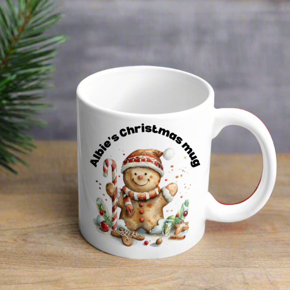 personalised ceramic mug - christmas gift