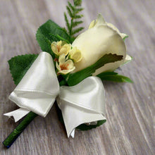 lemon rose buttonhole