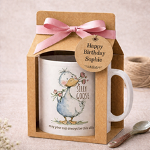 Personalised Silly Goose Mug Gift Set | Funny Birthday Mug in Gift Box