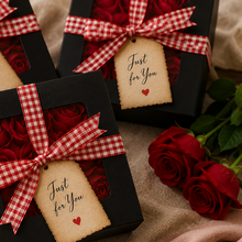 9 red soap Rose Gift, Romantic Pamper Gift, Just For You Rose Box, Red Rose Soap Flowers,