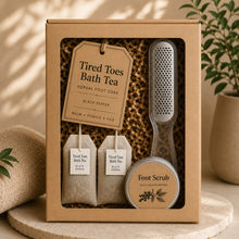 Tired Toes Bath Tea Foot Soak with Botanicals and black Pepper and Ginseng – Spa Gift Set