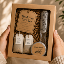 Tired Toes Bath Tea Foot Soak with Botanicals and black Pepper and Ginseng – Spa Gift Set