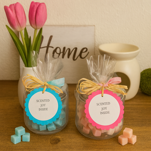 Wax Melt Jar Gift | Handmade Scented Wax Melts in Jar, Perfectly Imperfect Chunks Home Fragrance Gift