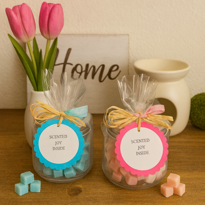 Wax Melt Jar Gift | Handmade Scented Wax Melts in Jar, Perfectly Imperfect Chunks Home Fragrance Gift