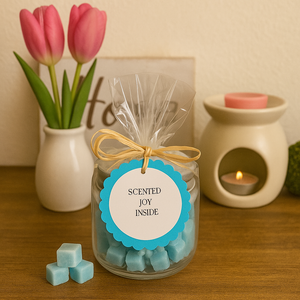 Wax Melt Jar Gift | Handmade Scented Wax Melts in Jar, Perfectly Imperfect Chunks Home Fragrance Gift