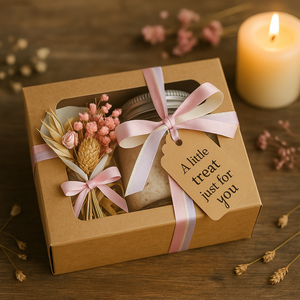 Bath Salts Gift Box – With Personalised Tag & Message