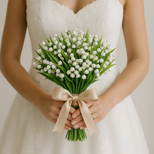 wedding bouquet of Elegant Lily of the Valley – Timeless Beauty for Your Special Day