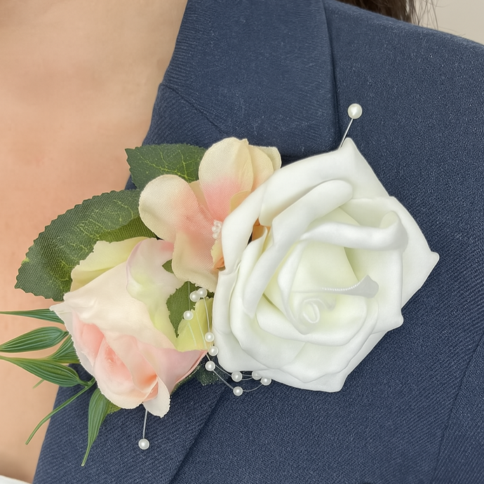 ladies artificial flower corsage