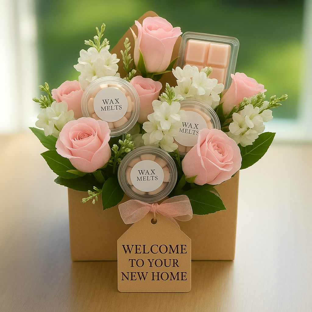 wax melts in a kraft envelope box