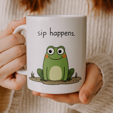 Funny quirky Frog Mug Novelty Tea Mug, Humorous Gift for Her or Him