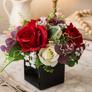 Silk Floral Display for Home Décor & Dining Table Centrepiece