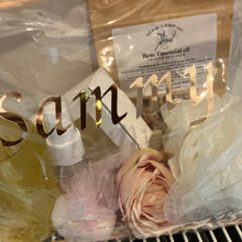Pamper hamper of bath and body items