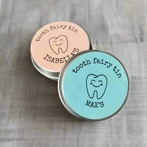 Personalised Tooth fairy tin