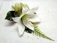 artificial silk wedding buttonhole