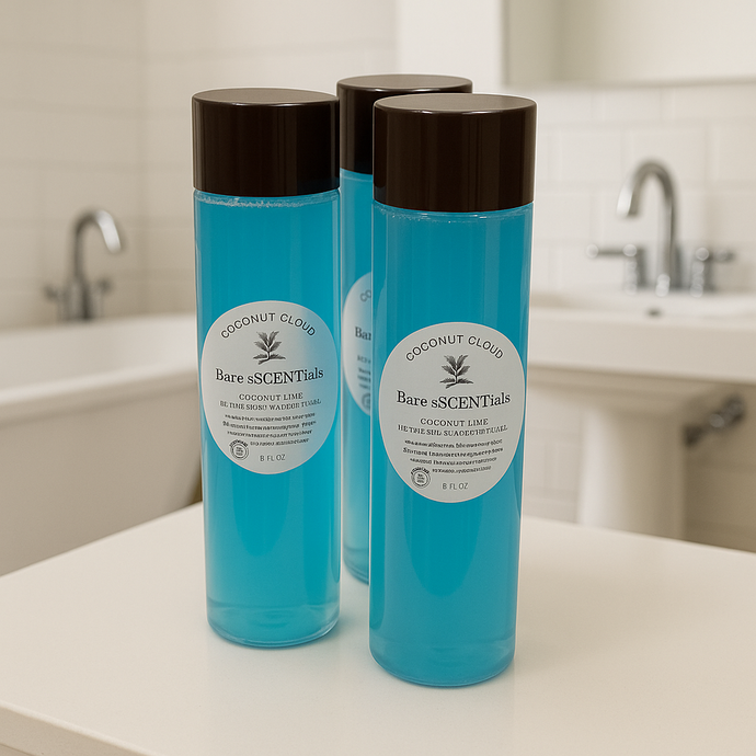 Bubble bath, shower gel or handwash with 'coconut clouds' fragrance oil