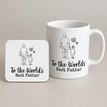 To the World's Best Father – Mug & Coaster Set