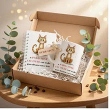 A Ceramic Gift Mug and notebook From Our Cat Collection - 'cat-tude'