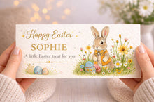 Personalised Easter Money Envelope for Kids | Bunny Cash Gift Holder | Custom Easter Treat Wallet | Easter Bunny Gift for Children