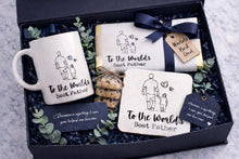 Father’s Day Gift Set for Dad – Mug, Coaster & Chocolate Hamper in Premium Black Box