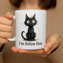 Funny Black Cat Mug and notebook – PURR-FECT Gift for Cat Lovers