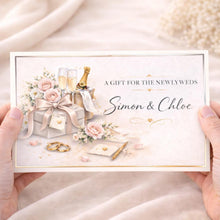 Custom Newlywed Money Envelope | Mr & Mrs Wedding Present | Bride and Groom Keepsake Card
