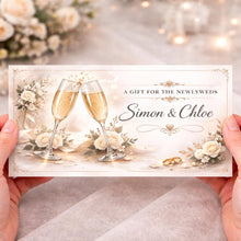 personalised Mr & Mrs wedding Money Envelope