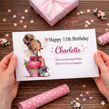 personalised name and age Birthday Money Envelope | Cash Gift Envelope | Happy Birthday Money Wallet | Birthday Cash Holder