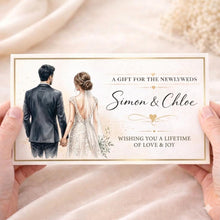 Mr & Mrs personalised wedding Money Envelope