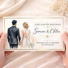 Mr & Mrs personalised wedding Money Envelope