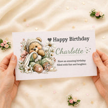 Birthday personalised Money Envelope | Baby custom money Gift Holder
