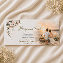 personalised Honeymoon fund Money Envelope