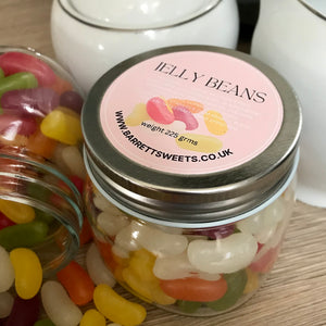 Jelly Beans in glass jar- suitable for vegans