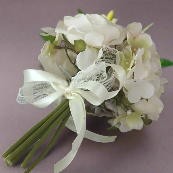 silk bridesmaids posy bouquet