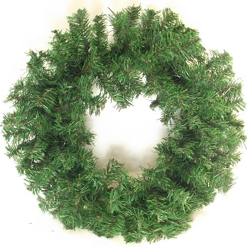 undecorated spruce christmas wreath