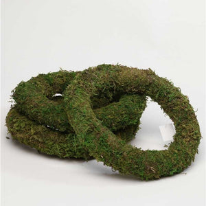 a 10 inch mossed wreath base