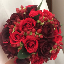 artificial red rose bouquet