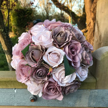dusky pink and nude  artificial wedding bouquet