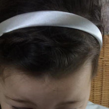 padded Satin Bridesmaid Headband – Classic Flower Girl Hair Accessory, Wedding Party alice band