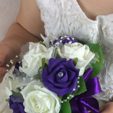a bridesmaids posy of artificial foam roses - choice of over 35 colours