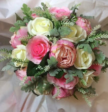 rose and peony bouquet