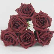 A brides posy bouquet of foam roses - choice of rose colour