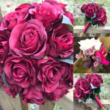 burgundy wedding bouquet