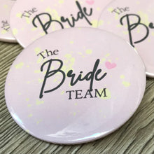 The Brides Team 58mm Hen Party, Hen Night Accessories badge