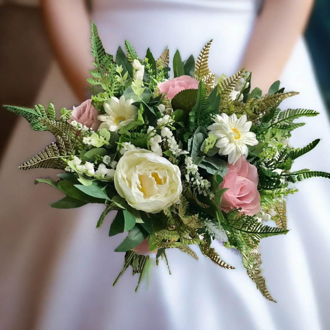 artificial wedding bouquet