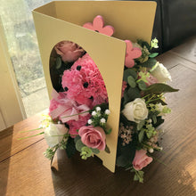 New baby girl artificial flower arrangement