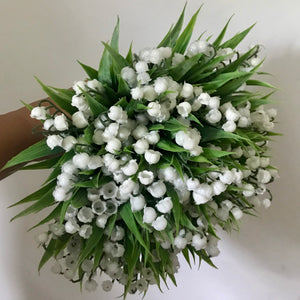 lily of the valley wedding bouquet